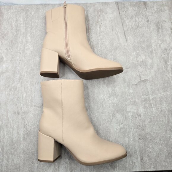 Elegant Tan Ankle Boots - Picture 5 of 12
